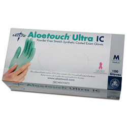 Medline Aloetouch Ultra IC Synthetic Vinyl Exam Glove