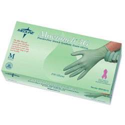 Medline MDS195175 Aloetouch 3G Synthetic Vinyl Exam Gloves