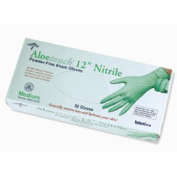 Medline Aloetouch 12" Nitrile Exam Glove