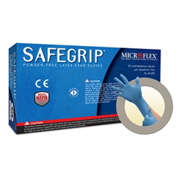 Microflex SafeGrip Latex Gloves