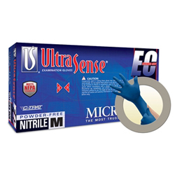 Microflex UltraSense EC Extended Cuffs Nitrile Gloves